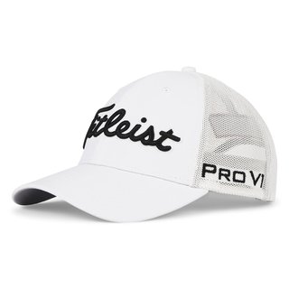 Titleist Tour Mesh gorra de hombre, blanco/negro