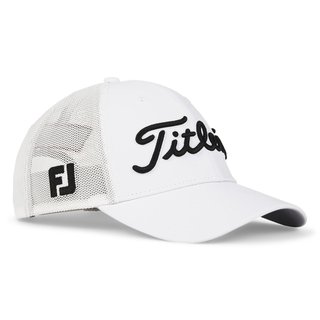 Titleist Tour Mesh gorra de hombre, blanco/negro