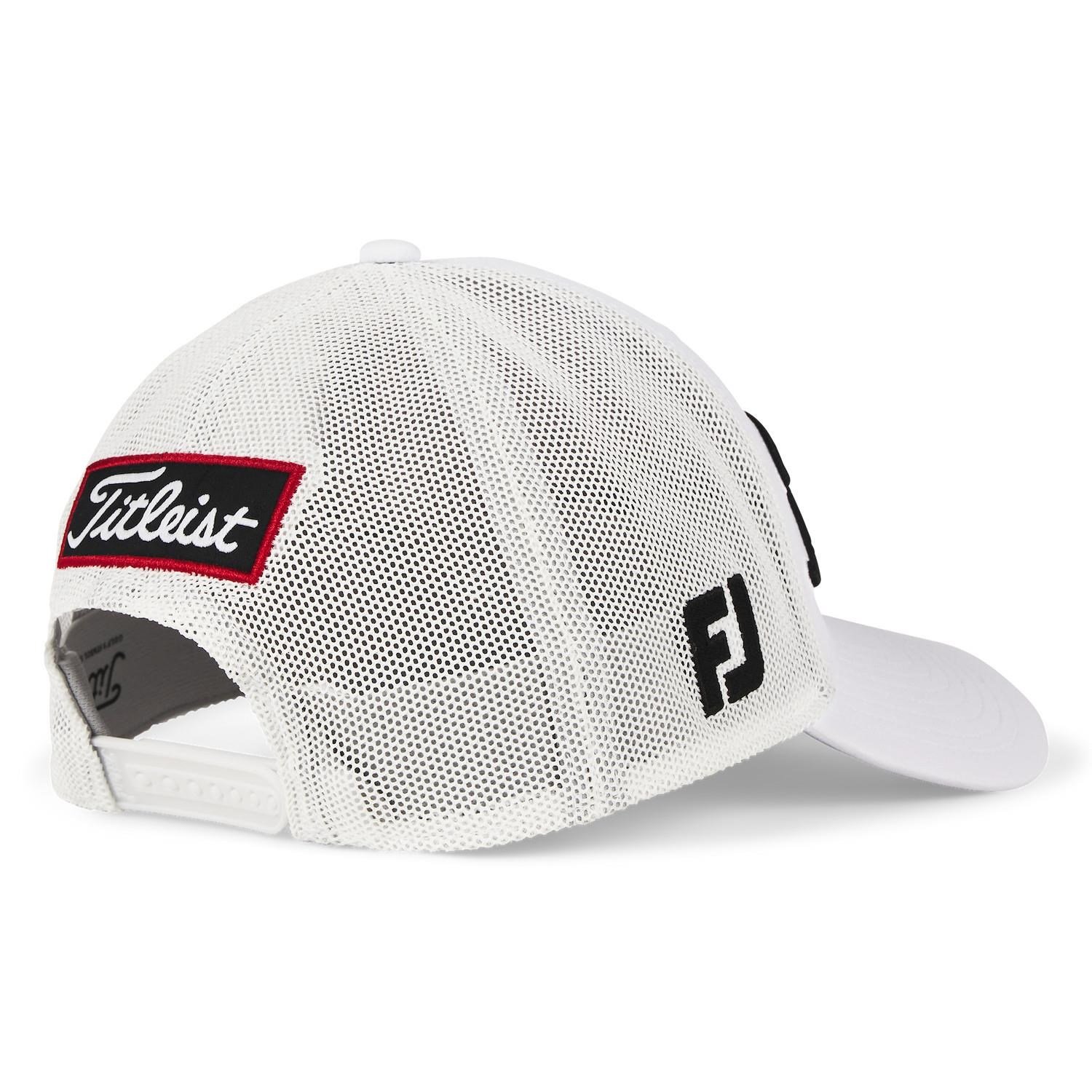 Titleist Tour Mesh gorra de hombre, blanco/negro