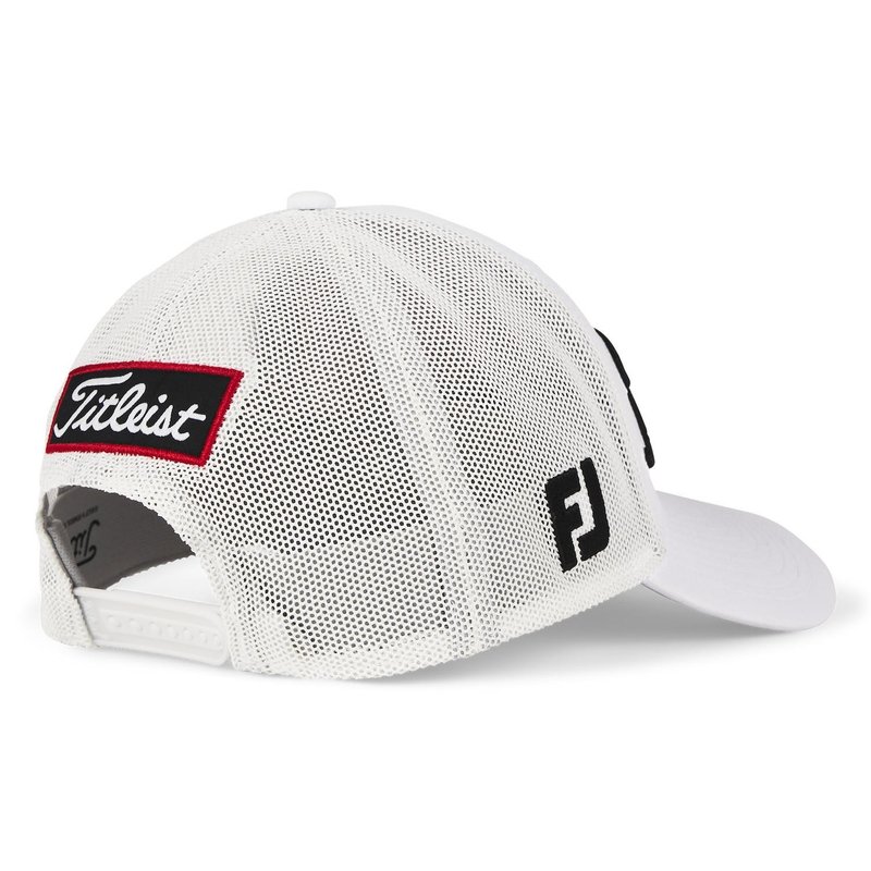Titleist Tour Mesh gorra de hombre, blanco/negro