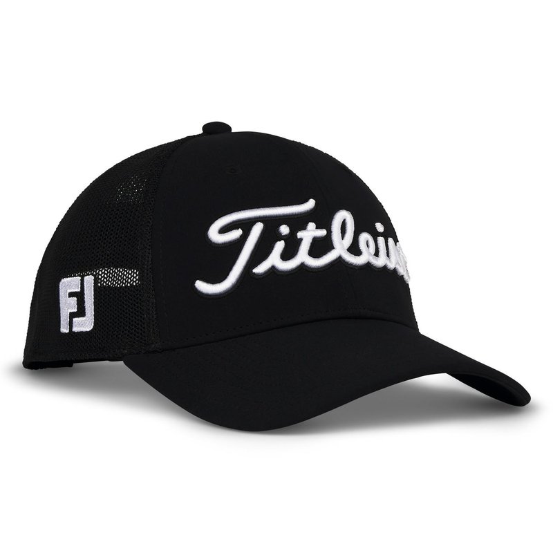 Titleist Tour Mesh gorra para hombre, negro/blanco