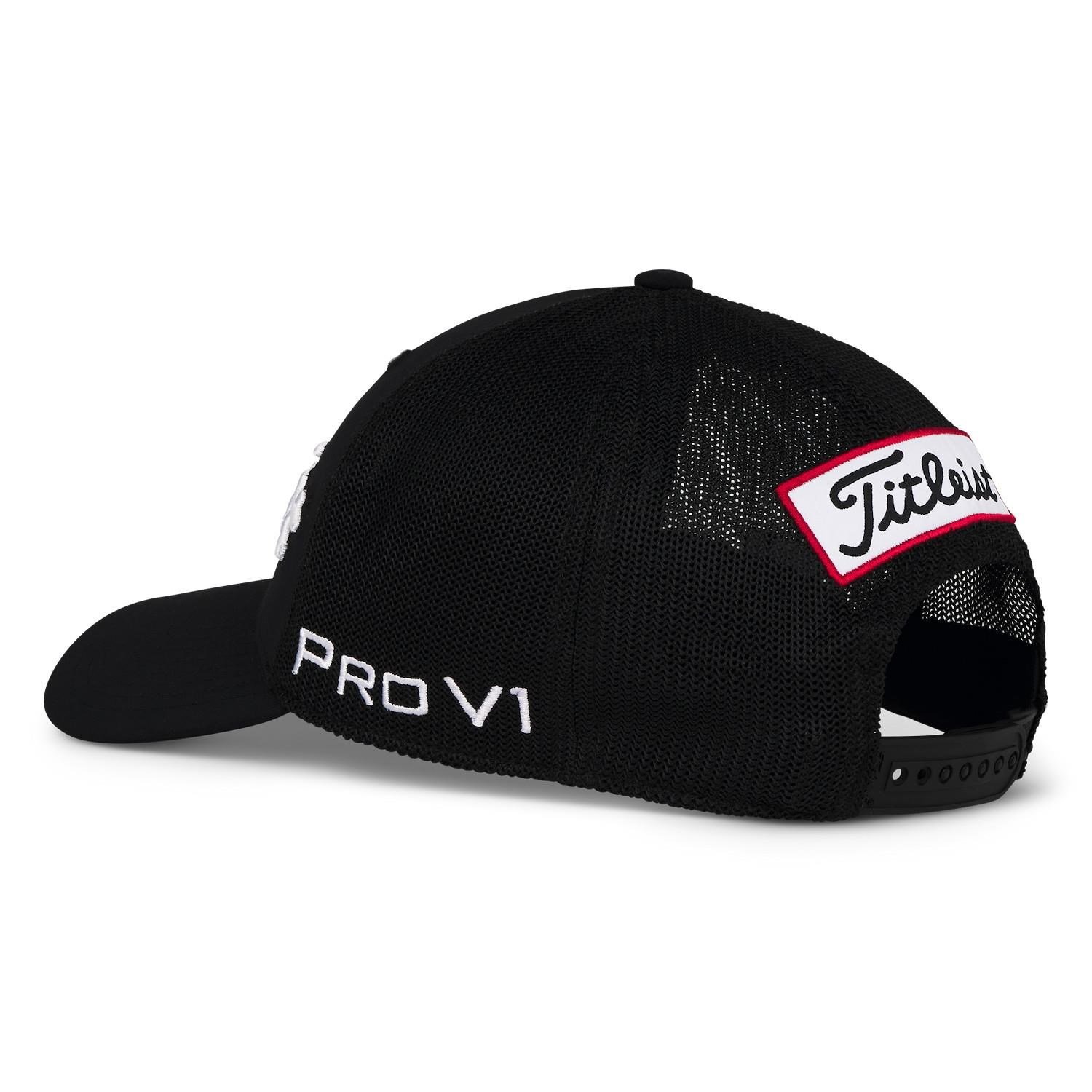 Titleist Tour Mesh gorra para hombre, negro/blanco