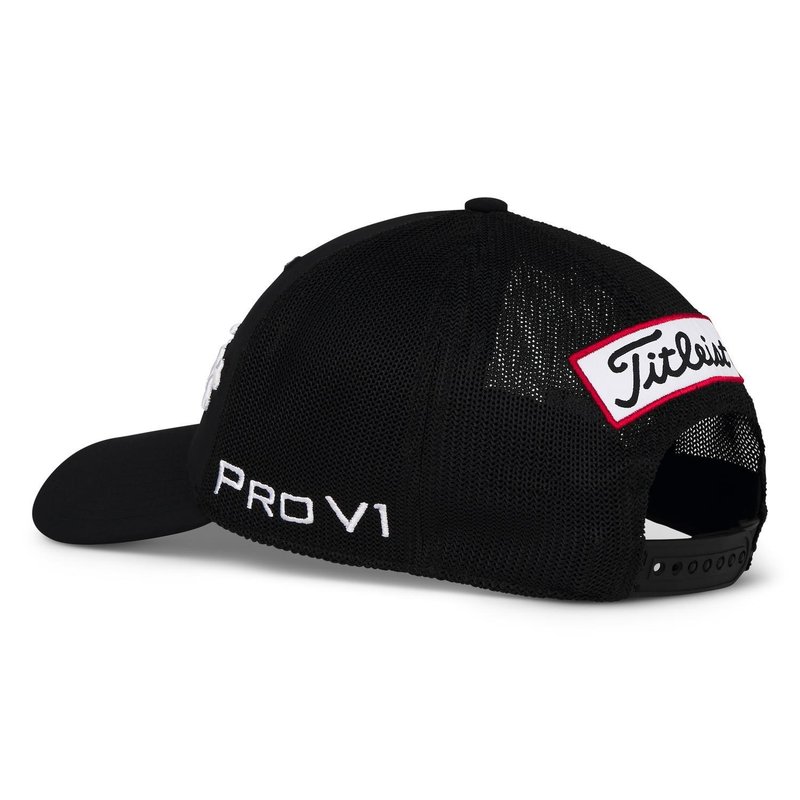 Titleist Tour Mesh gorra para hombre, negro/blanco