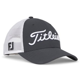 Titleist Tour Mesh gorra de hombre, carbón/blanco