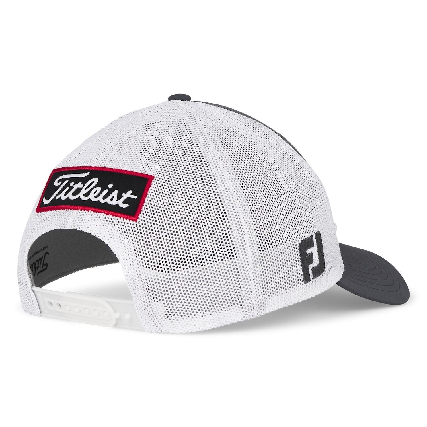 Titleist Tour Mesh gorra de hombre, carbón/blanco