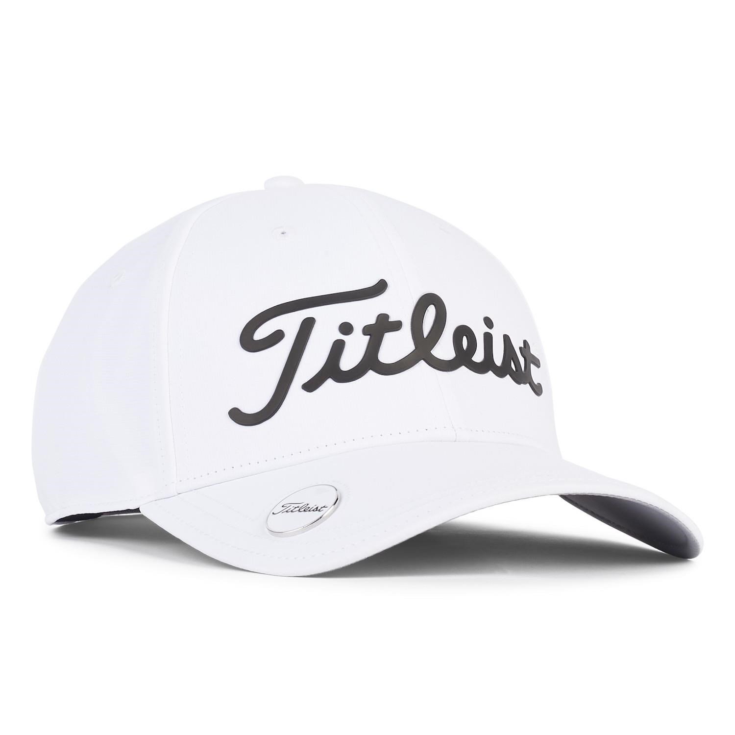 Titleist Players Performance Ball Marker gorra de hombre, blanco/negro