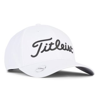 Titleist Players Performance Ball Marker gorra de hombre, blanco/negro