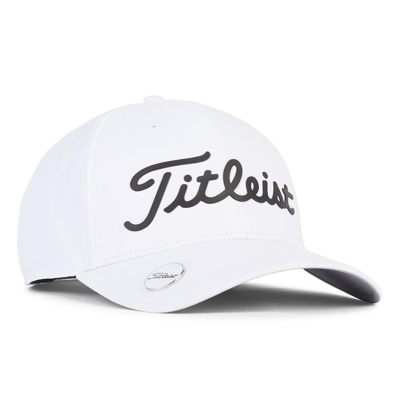 Titleist Players Performance Ball Marker gorra de hombre, blanco/negro