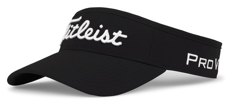 Titleist Tour Performance visera de hombre, negro/blanco