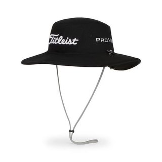 Titleist Tour Aussie sombrero de hombre, negro/blanco