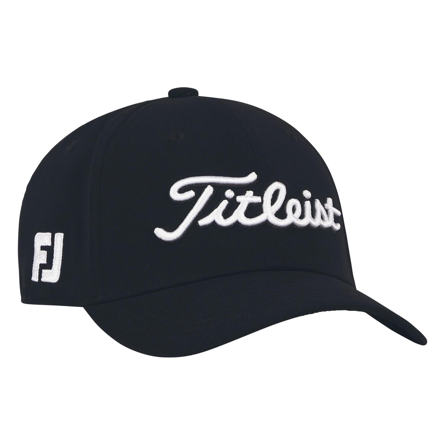 Titleist Junior Tour Performance gorra junior, negro/blanco