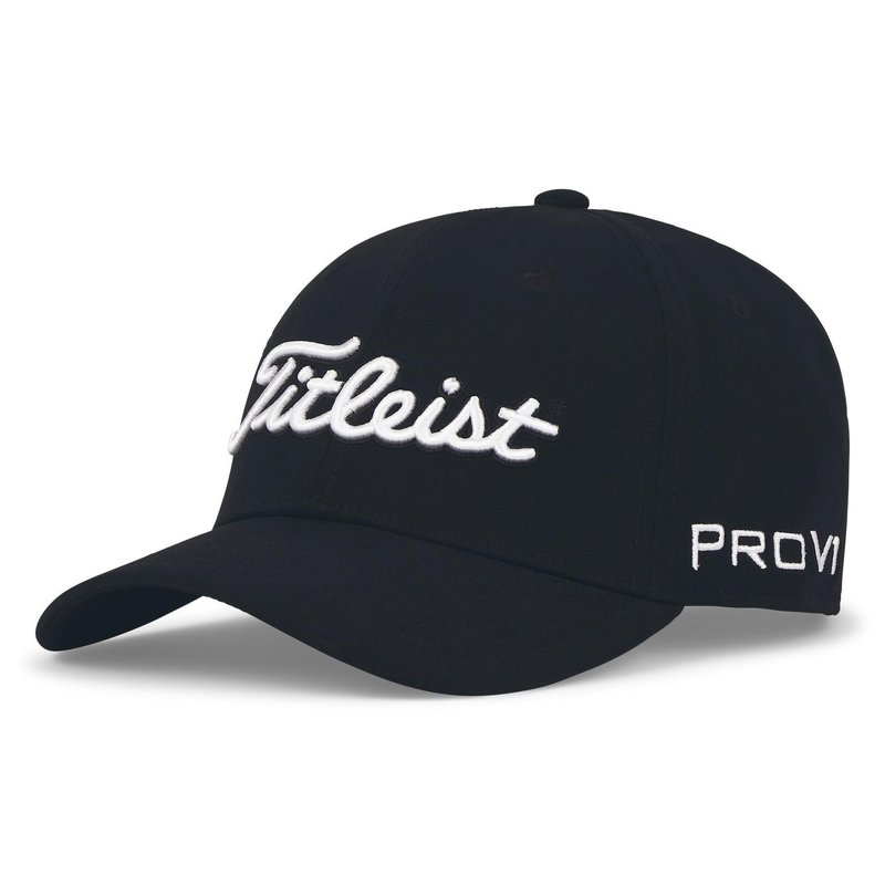 Titleist Junior Tour Performance gorra junior, negro/blanco