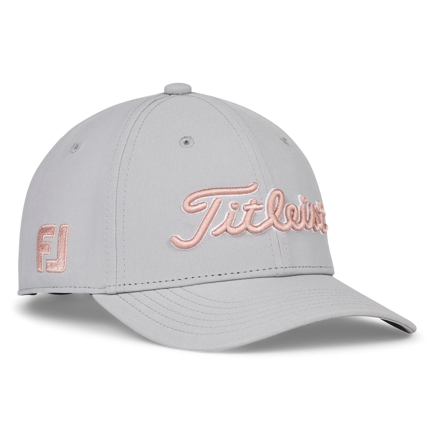 Titleist Junior Tour Performance gorra junior, gris/rosa suave