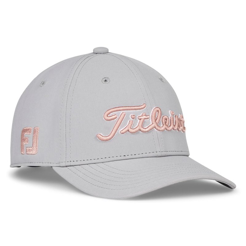 Titleist Junior Tour Performance gorra junior, gris/rosa suave