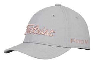 Titleist Junior Tour Performance gorra junior, gris/rosa suave