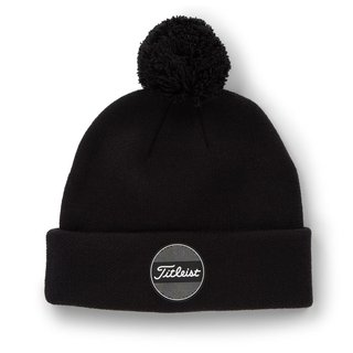 Titleist Boardwalk Pom Pom gorro de invierno, negro