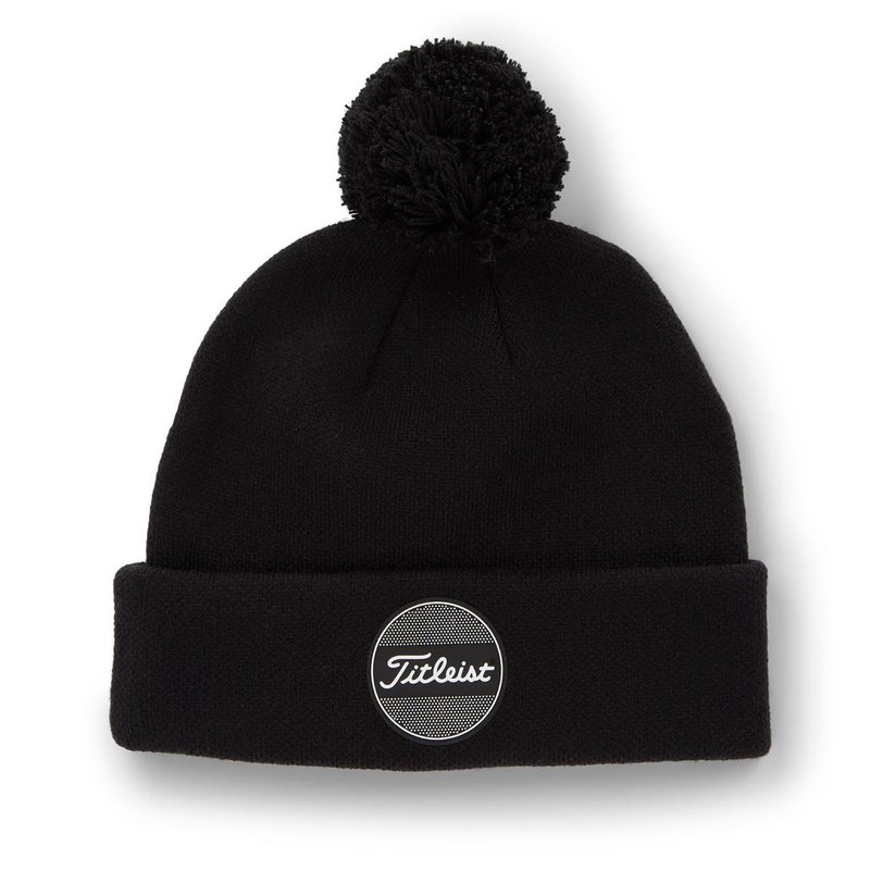 Titleist Boardwalk Pom Pom gorro de invierno, negro