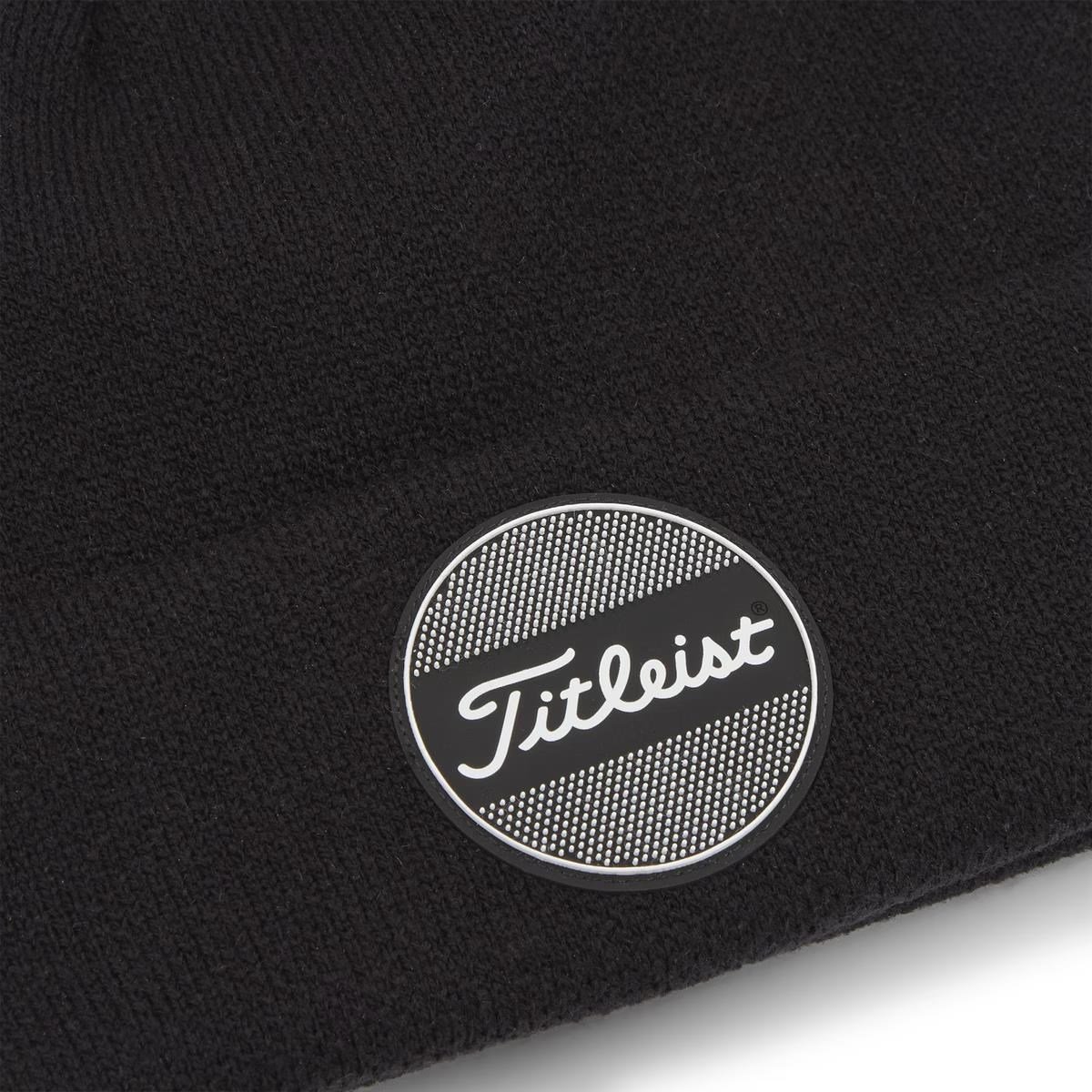 Titleist Boardwalk Pom Pom gorro de invierno, negro