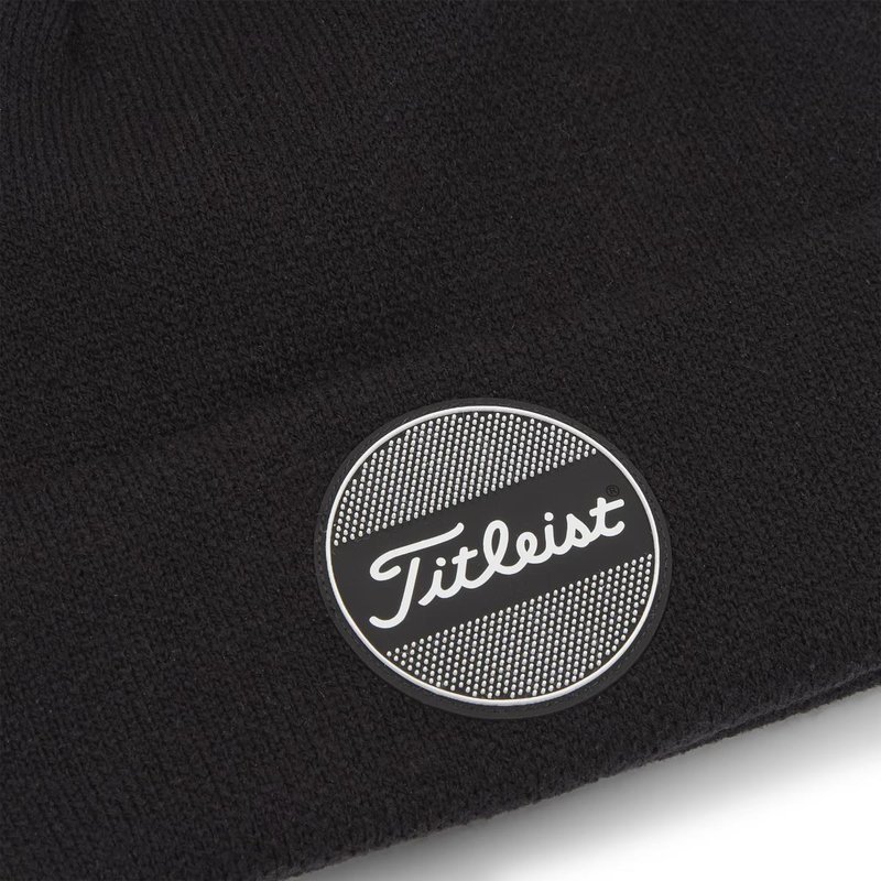 Titleist Boardwalk Pom Pom gorro de invierno, negro