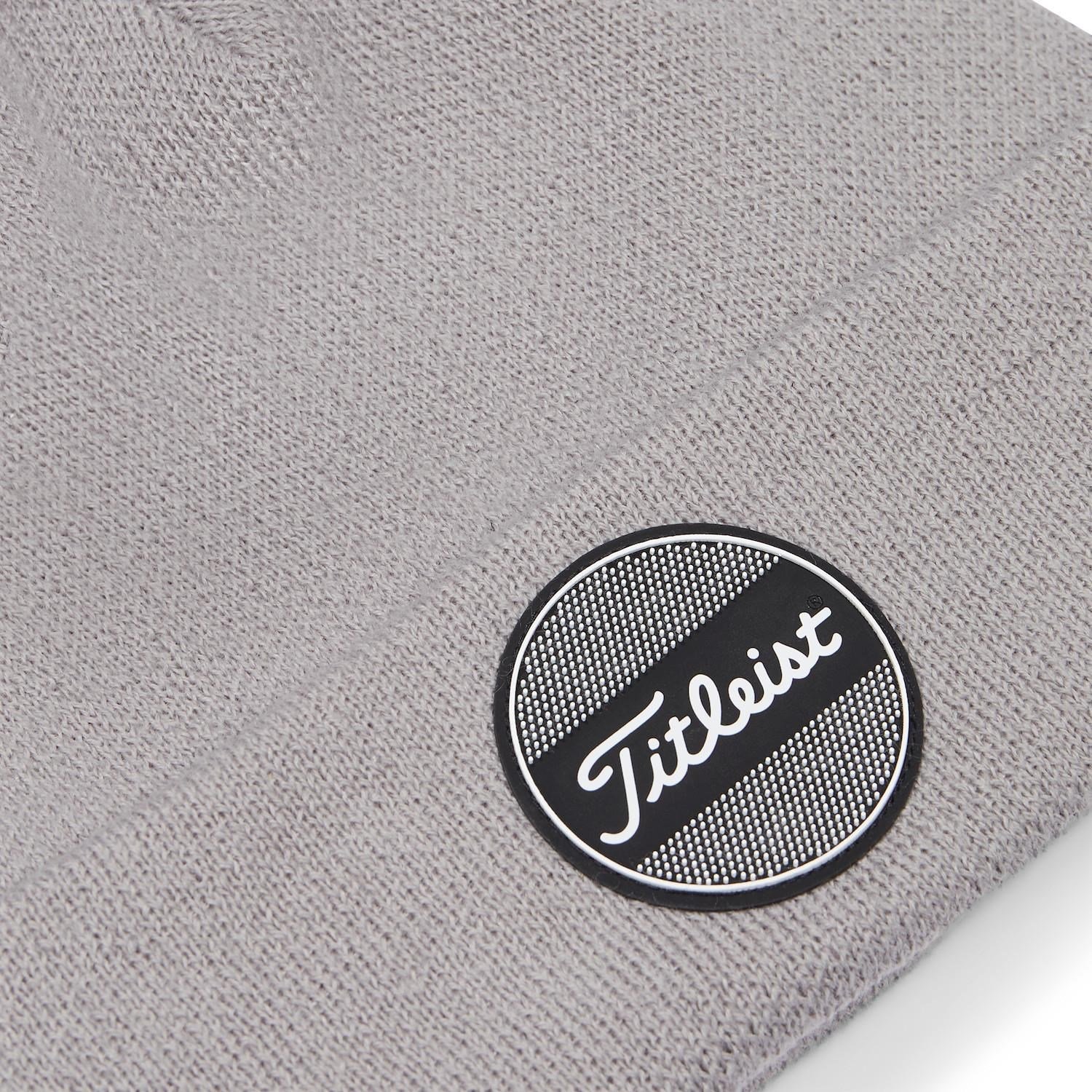 Titleist Boardwalk Pom Pom gorro de invierno para hombre, gris