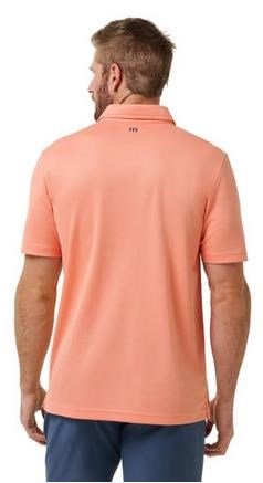 Travis Mathew Roaming Routes polo de hombre, coral fusion