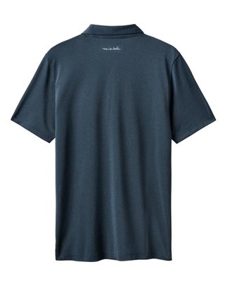 Travis Mathew Good Good Acropolis polo de hombre, mood indigo/vintage indigo