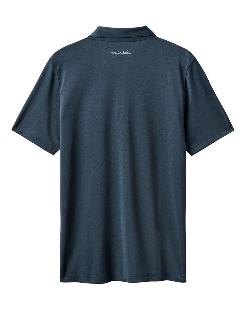 Travis Mathew Good Good Acropolis polo de hombre, mood indigo/vintage indigo