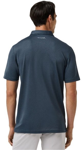 Travis Mathew Good Good Acropolis polo de hombre, mood indigo/vintage indigo
