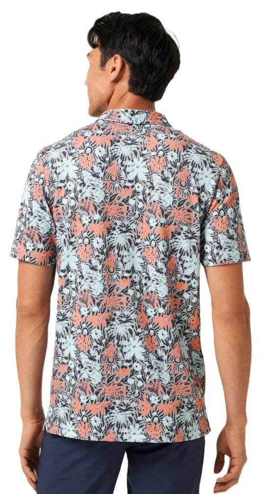 Travis Mathew Featherweight Sand polo de hombre, heather medium grey