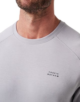 Travis Mathew Return Trip sudadera de hombre, sleet