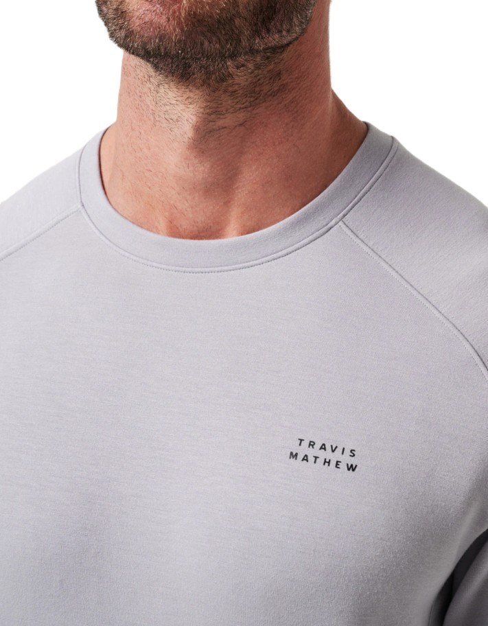 Travis Mathew Return Trip sudadera de hombre, sleet