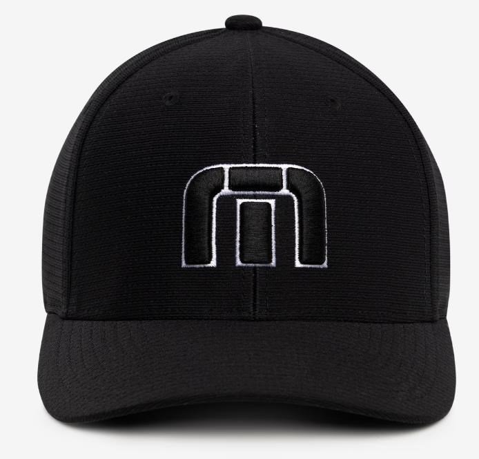 Travis Mathew B-Bahamas gorra ajustada para hombre, negra