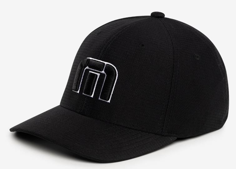 Travis Mathew B-Bahamas gorra ajustada para hombre, negra