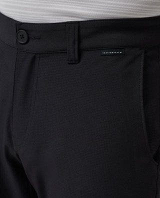 Travis Mathew Wanderlust Short 9in pantalón corto de hombre, negro