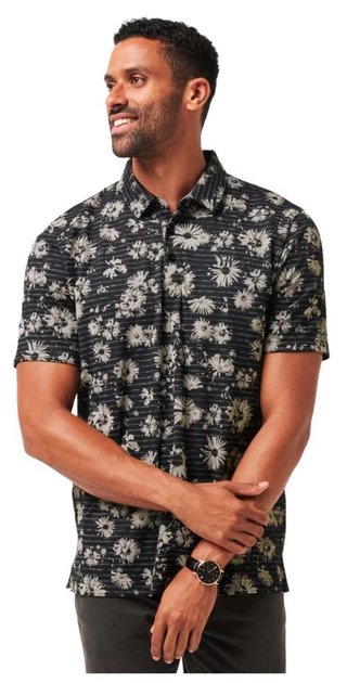 Travis Mathew Shaved Grove polo de hombre, negro