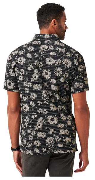 Travis Mathew Shaved Grove polo de hombre, negro