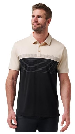 Travis Mathew Hang Glide polo de hombre, italian sand