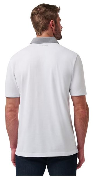 Travis Mathew Reservation Number polo de hombre, blanco