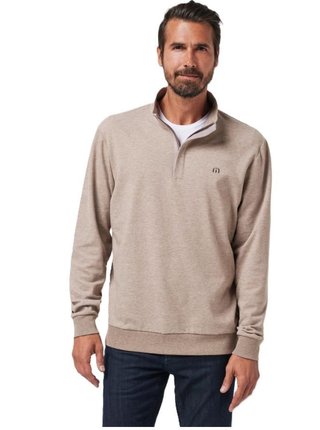 Travis Mathew CLOUD QUARTER ZIP 2.0 sudadera polar de hombre, portabella
