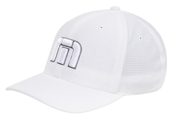 Travis Mathew B-Bahamas Fitted gorra para hombre, blanca