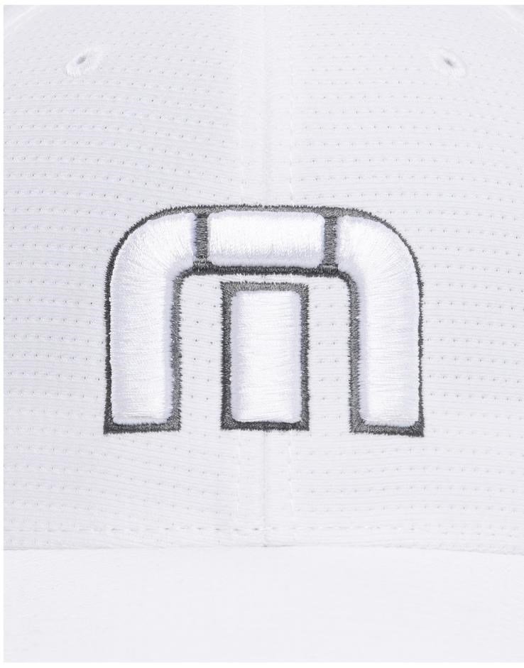 Travis Mathew B-Bahamas Fitted gorra para hombre, blanca