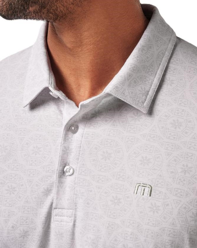 Travis Mathew Free Passage polo de hombre, blanco