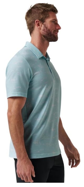 Travis Mathew Featherweight City polo de hombre, cory blue