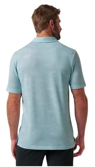 Travis Mathew Featherweight City polo de hombre, cory blue