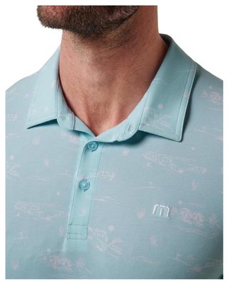 Travis Mathew Featherweight City polo de hombre, cory blue