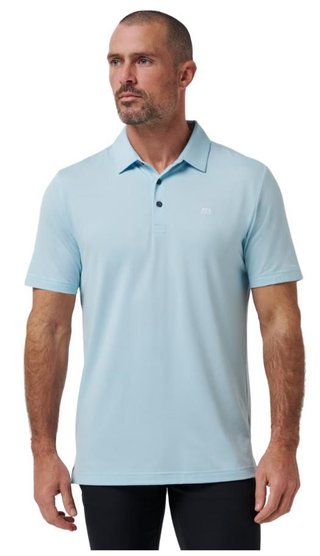 Travis Mathew Featherweight polo de hombre, cory blue