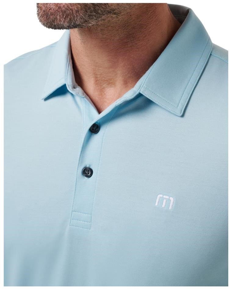 Travis Mathew Featherweight polo de hombre, cory blue