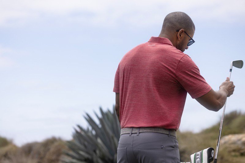 Travis Mathew POPSICLE cinturón, heather quiet shade