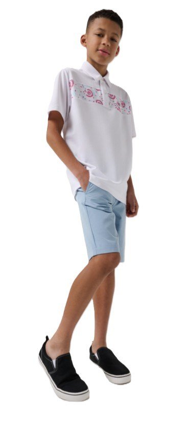 Travis Mathew Good Good Flourish polo junior, blanco