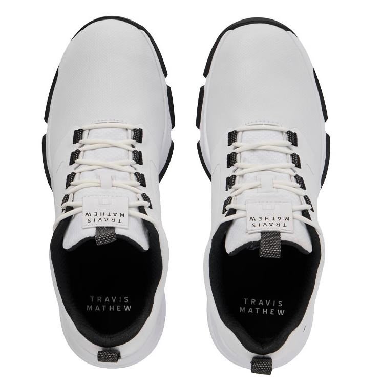 Travis Mathew The Ringer II zapatos de golf para hombre, blancos